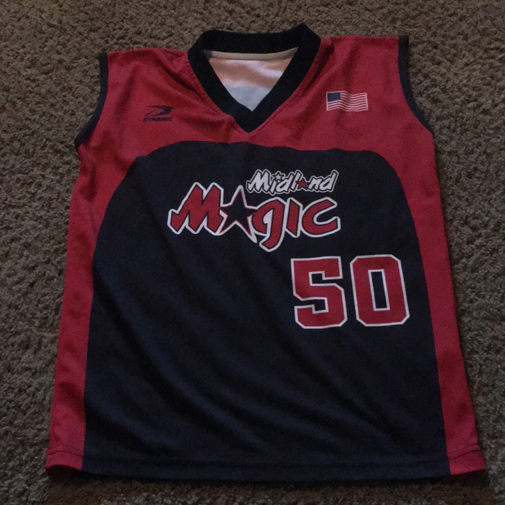 Dynamic Midland Magic Ladies softball jersey #50 Taylor on back Sz L